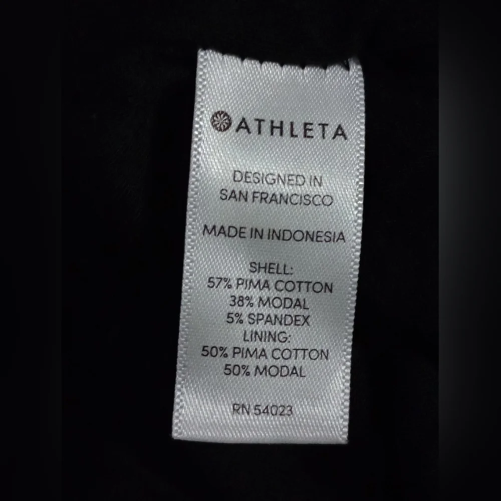 Athleta Carefree Long Sleeve Dress Black - Picture 5 of 5